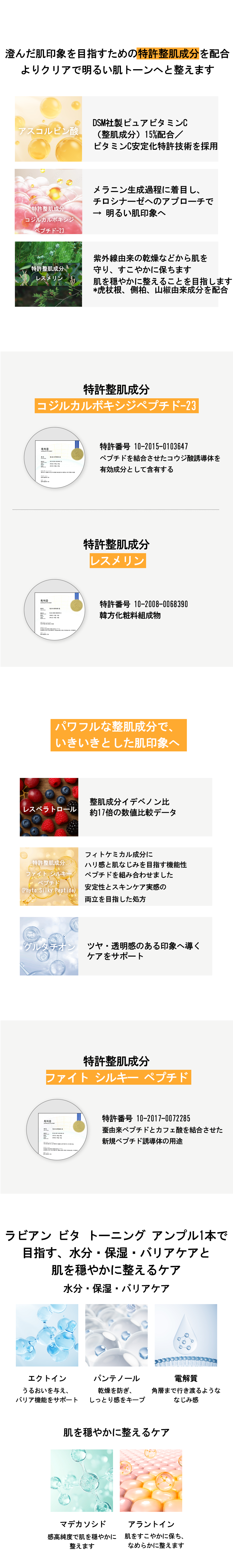 LAVIEN ブライトニングビタトーニングアンプル